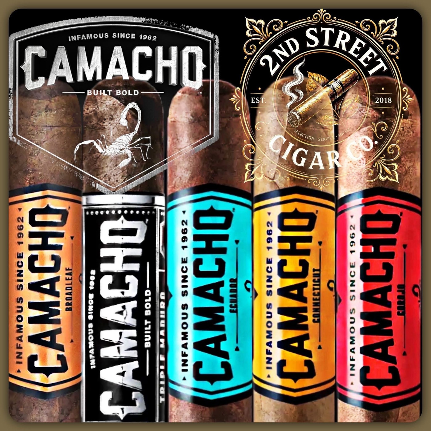 Camacho cigars lineup