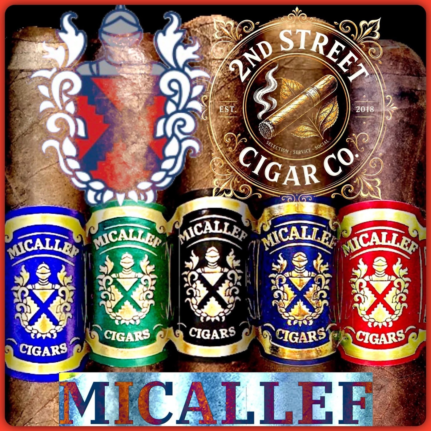 Micallef Cigars in five colors