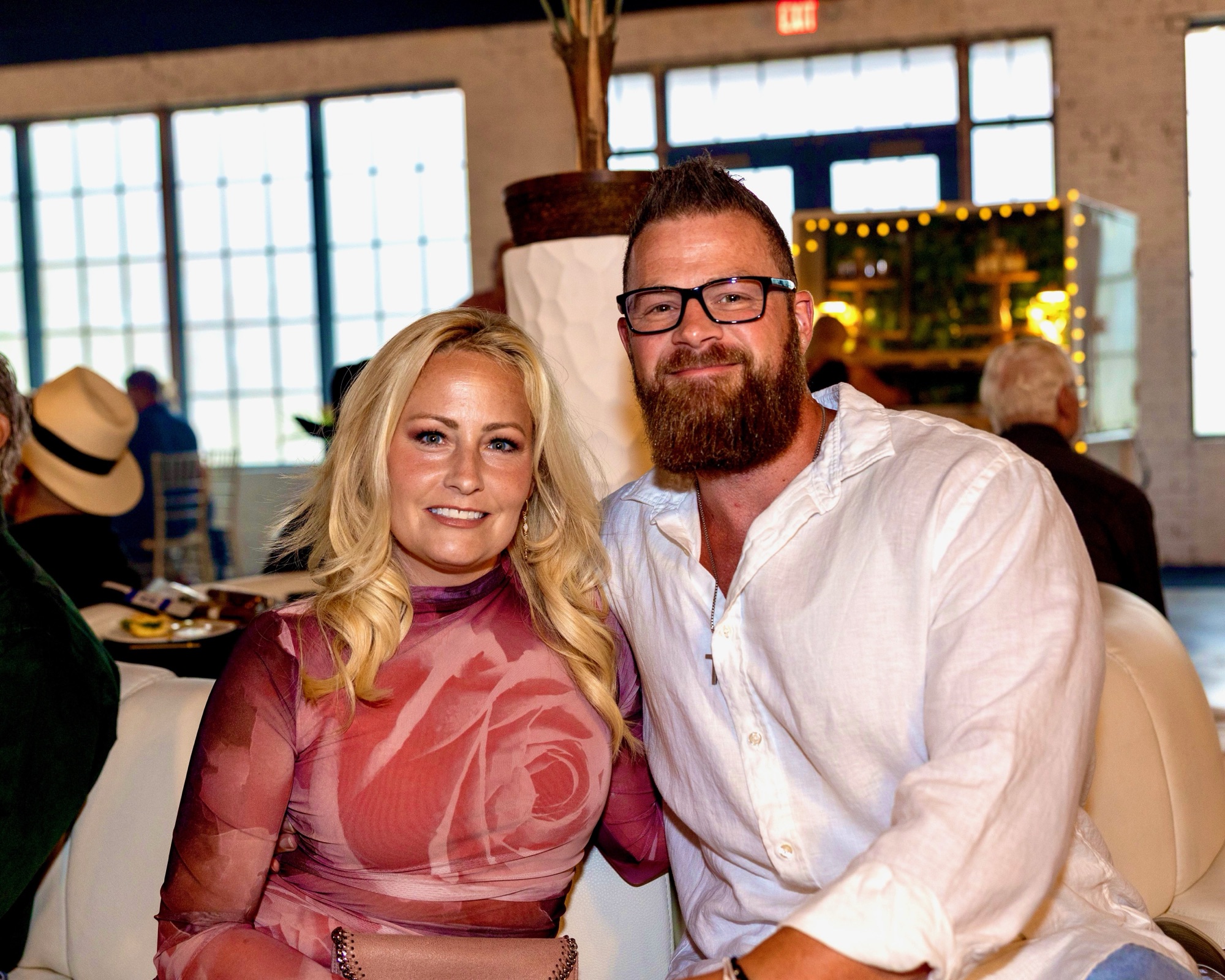 A couple dressed up at last year's Smoke Affair Social