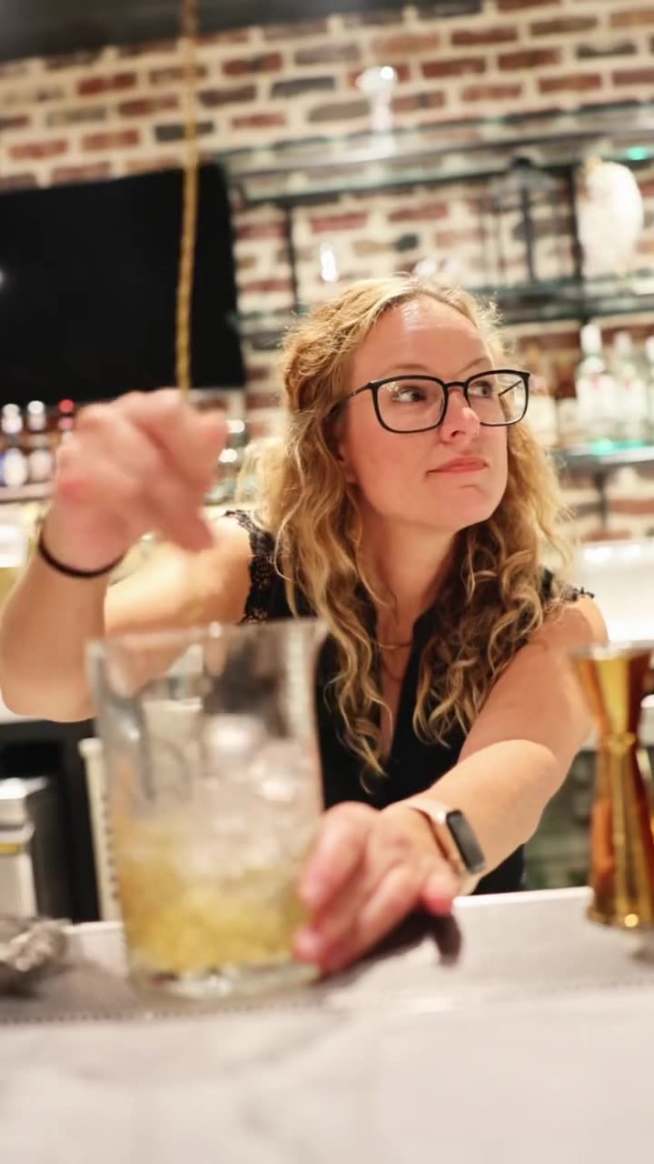 A bartender crafting a cocktail at last year's Smoke Affair Social